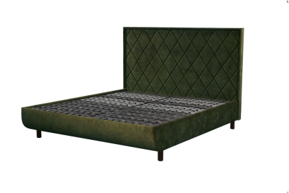 TEMPUR® Arc Disc Bed Frame with Quilted Headboard