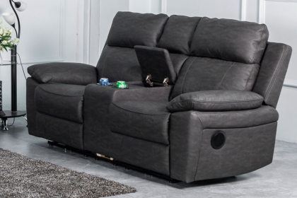 Series 5 Hunter Smart 2 Seater Power Recliner Sofa with Console Series 5 Hunter Smart 2 Seater Power Recliner Sofa with Console