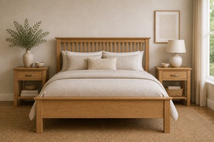 Devon Solid Oak Bedframe