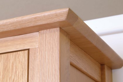 Devon Solid Oak 1 Drawer Wardrobe