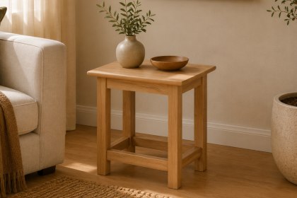Devon 100% Solid Oak Side Table