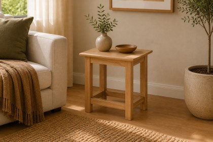 Devon 100% Solid Oak Side Table