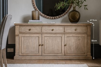 Gallery Direct Vancouver Rustic Pine Large Sideboard Gallery Direct Vancouver Rustic Pine Large Sideboard