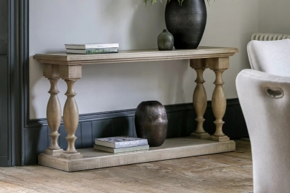 Gallery Direct Vancouver Rustic Pine Console Table