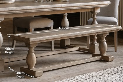 Gallery Direct Vancouver Rustic Pine Dining Bench Gallery Direct Vancouver Rustic Pine Dining Bench