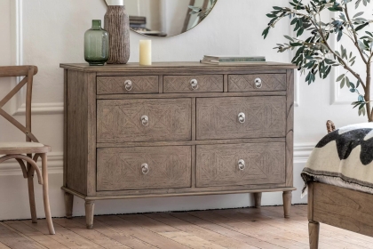 Gallery Direct Mustique French Colonial 7 Drawer Chest of Drawers