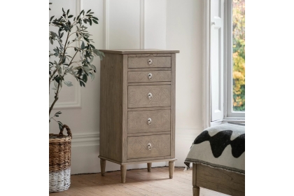 Gallery Direct Mustique French Colonial 5 Drawer Lingerie Chest of Drawers