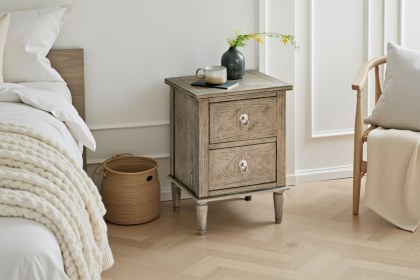 Gallery Direct Rustique French Colonial Bedside Table