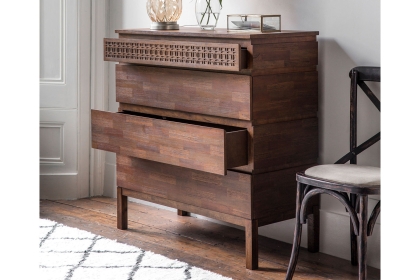 Gallery Direct Boho Retreat 4 Drawer Chest of Drawers