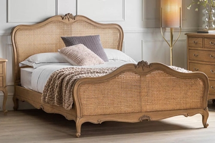 Gallery Direct Chic Weathered Cane Bed Frame