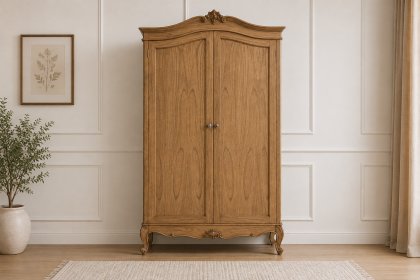Gallery Direct Chic Weathered 2 Door Wardrobe