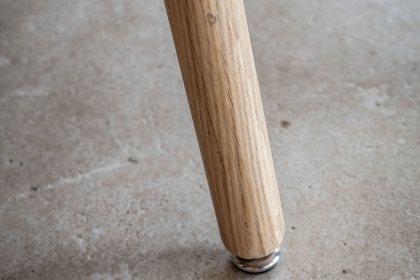 Gallery Direct Hatfield Natural Oak 80cm Small Triangular Dining Table