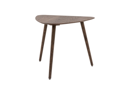 Gallery Direct Hatfield Smoked Oak 80cm Small Triangular Dining Table