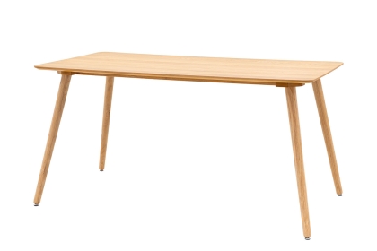 Gallery Direct Hatfield Natural Oak 150cm Large Rectangular Dining Table