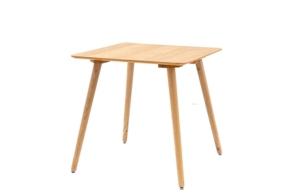 Gallery Direct Hatfield Natural Oak 77cm Square Dining Table