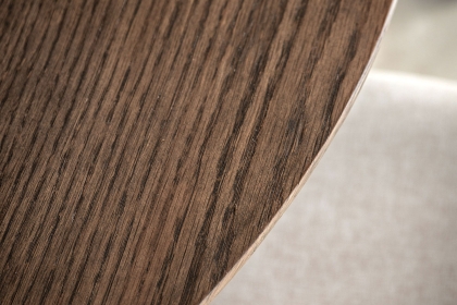 Gallery Direct Hatfield Smoked Oak 110cm Round Dining Table