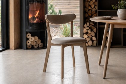 Gallery Direct Hatfield Pair Of Natural Oak Dining Chairs