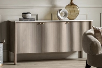 Gallery Direct Marmo Mango Wood Sideboard with Marble Top