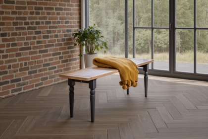 Gallery Direct Eton Painted Meteor Dining Bench