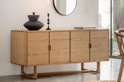 Gallery Direct Craft Natural Oak Large Sideboard
