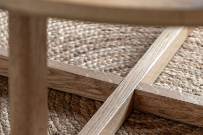 Gallery Direct Craft Natural Oak Round Coffee Table