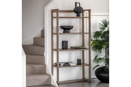 Gallery Direct Craft Smoked Oak Large Open Display Unit