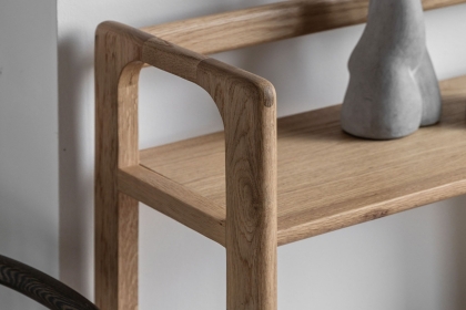 Gallery Direct Craft Natural Oak Small Open Display Unit