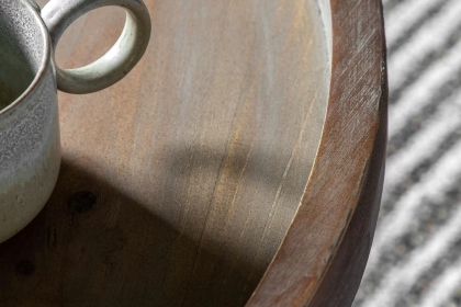 Gallery Direct Menzies Wood & Caged Metal Coffee Table