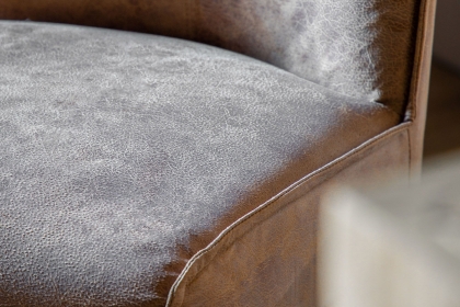 Gallery Direct Set of 2 Tarnby Dining Chairs in Tan Brown Leather