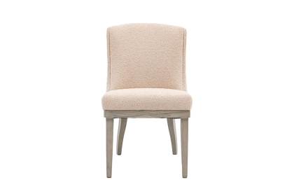 Gallery Direct Set of 2 Kelvedon Dining Chairs in Natural Boucle Gallery Direct Set of 2 Kelvedon Dining Chairs in Natural Boucle