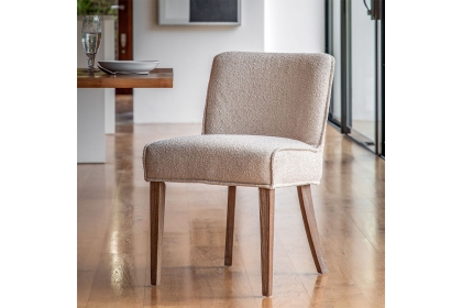 Gallery Direct Set of 2 Tarnby Dining Chairs in Taupe Linen Gallery Direct Set of 2 Tarnby Dining Chairs in Taupe Linen