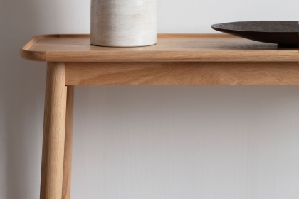 Gallery Direct Kingham Grey Oak Console Table Gallery Direct Kingham Grey Oak Console Table