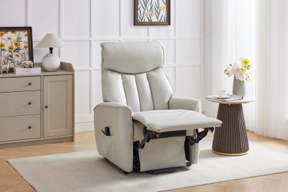 Barcelona Leather Riser Recliner Chair