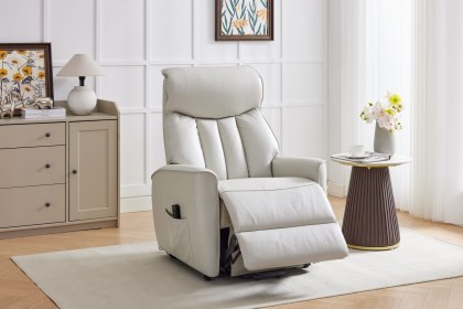 Barcelona Leather Riser Recliner Chair