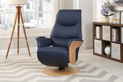 Utah Full Leather Swivel Recliner Chair Utah Full Leather Swivel Recliner Chair