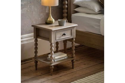 Gallery Direct Artisan Limewash Oak Bedside Table