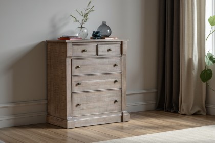 Gallery Direct Vancouver Rustic 5 Drawer Chest of Drawers