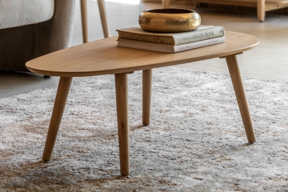 Gallery Direct Hatfield Natural Oak Coffee Table