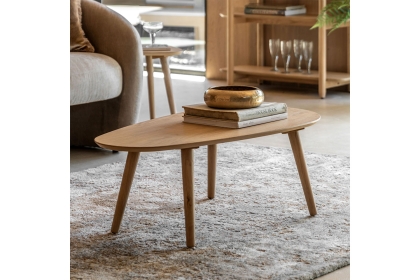 Gallery Direct Hatfield Natural Oak Coffee Table