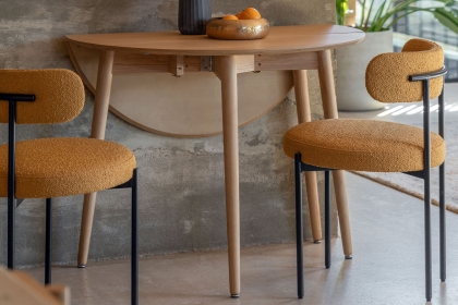 Gallery Direct Hatfield Natural Oak Folding Dining Table