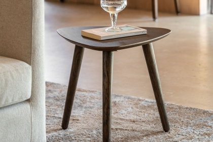Gallery Direct Hatfield Smoked Oak Side Table