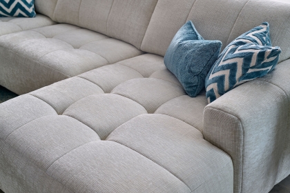 Opulent Fabric Large Modular 5 Seater Corner Sofa with Chaise End