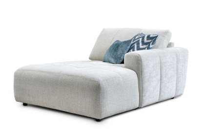 Opulent Fabric Modular Chaise End Opulent Fabric Modular Chaise End