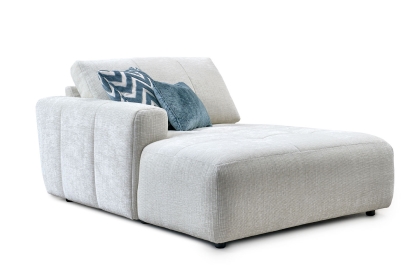 Opulent Fabric Modular Chaise End Opulent Fabric Modular Chaise End
