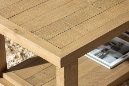 Oakley Reclaimed Wood Console Table in Rustic Buff Finish Oakley Reclaimed Wood Console Table in Rustic Buff Finish