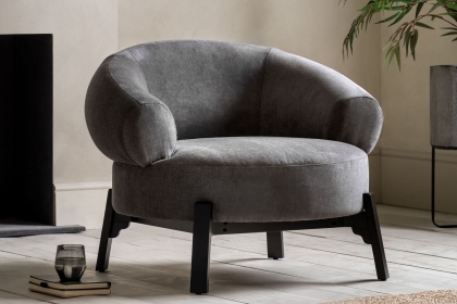 Gallery Direct Ardo Armchair in Anthracite