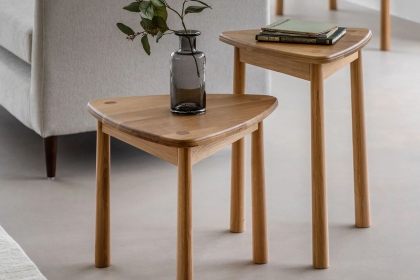 Gallery Direct Wycombe Oak Nest of Tables