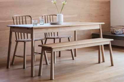 Gallery Direct Wycombe Oak Extending Dining Table