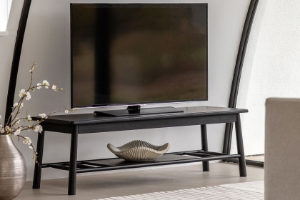 Gallery Direct Wycombe Black Oak TV Media Unit