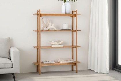 Gallery Direct Wycombe Oak Open Display Bookcase